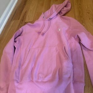 Champion Reverse Weave Hoodie in Pink